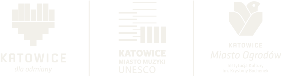 Logos of Katowice Miasto Ogrodów.